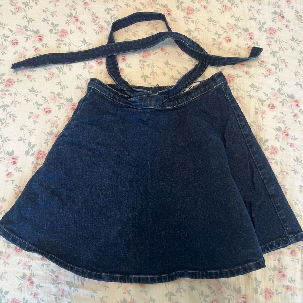Denim A-Line Skirt